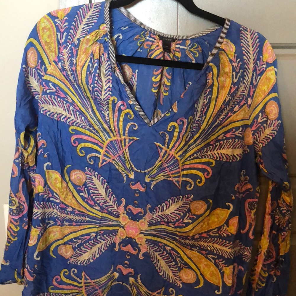 Jcrew Paisley Top